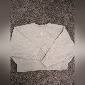 Adidas Grey Crew Neck Sweater